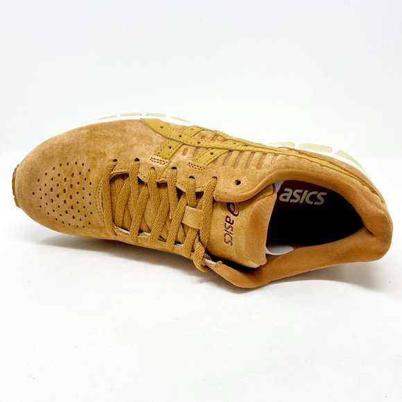 Asics Gel-Quantum 360 4 LE Carmel Brown Mens Suede Running Sneakers 1021A105 200 - Picture 4 of 5